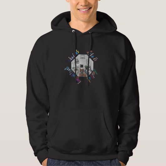 Het leven zit vol belangrijke keuzes hoodie (Voorkant)