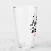 Het leven zit vol met belangrijke keuzes Golf Grap Glas (Rechts)