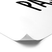 Het leven zit vol met pasta grappige pasta woordgr poster (Hoek)