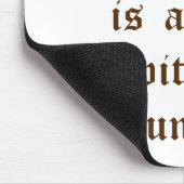 Het leven zonder chocolade is een dag zonder zon muismat (Hoek)