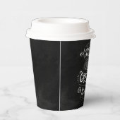 Het leven zonder koffie is eng | Koffieofferte Papieren Bekers (Rechts)