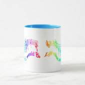 Het leven zonder Muziek zou het Platte Citaat van  Mok (Midden)