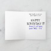 Het leven zonder muziek zou plat zijn kaart (Binnen)