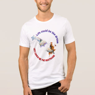 Het leven zou de droom kunnen zijn Tri-Blend shirt