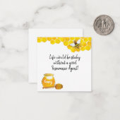 Het leven zou een netelig Visitekaartje zijn Notitiekaartje (Voorkant / Achterkant in situ)