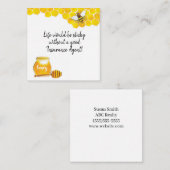 Het leven zou een netelig Visitekaartje zijn Notitiekaartje (Voorkant / Achterkant)