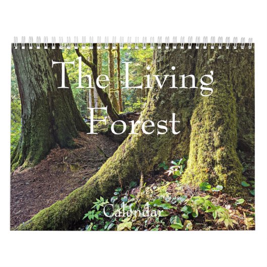 Het levende bos fotografisch kalender (Hoes)