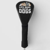Het levensdoel van alle honden golfheadcover (Voorkant)