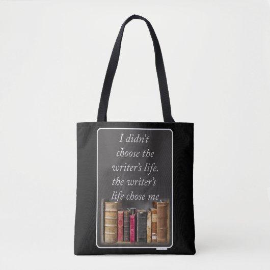 Het levensoverzicht van schrijvers tote bag (Voorkant)