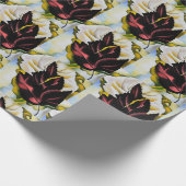 Het levenspatroon van Leaves Georgia O'Keefe Cadeaupapier (Hoek)