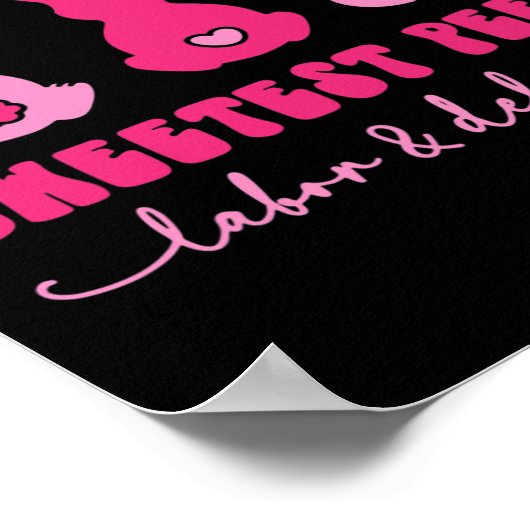 Het leveren van de liefste Bunnies Arbeidsplaats N Poster (Hoek)