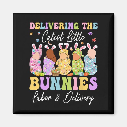 Het leveren van de Schattigee kleine konijntjes la Magneet (Voorkant)