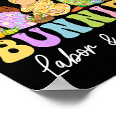 Het leveren van de Schattigee kleine konijntjes la Poster (Hoek)