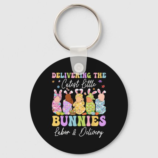 Het leveren van de Schattigee kleine konijntjes la Sleutelhanger (Voorkant)