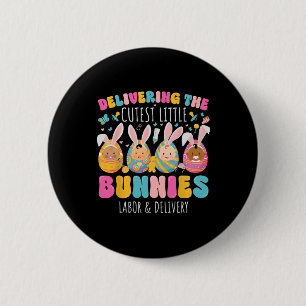 Het leveren van de Schattigee konijntjes paasarbei Ronde Button 5,7 Cm