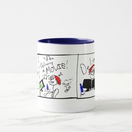 het leveren van een film mok (Midden)