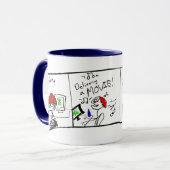 het leveren van een film mok (Voorkant links)