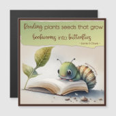 Het lezen draait boekwormen aan Butterflies (Voorkant / Achterkant)