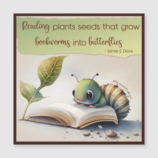 Het lezen draait boekwormen aan Butterflies (Voorkant)