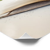 Het lezen draait boekwormen aan Butterflies Perfect Poster (Hoek)