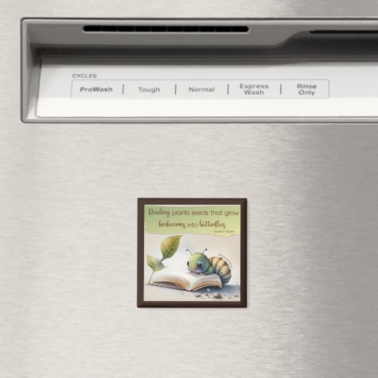 Het lezen draait Referentiewormen aan Butterflies Magneet (Insitu (Vaatwasser))