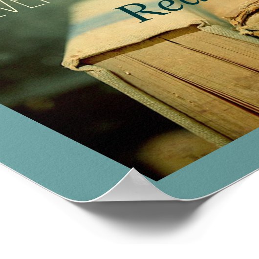 Het lezen gaat nooit uit het Poster van de Stijl (Hoek)