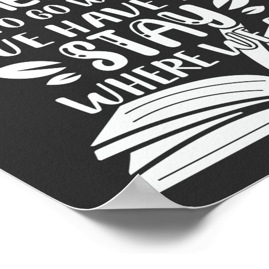 Het lezen geeft ons een plek om te gaan wanneer we poster (Hoek)