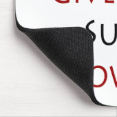 Het lezen geeft u supermacht muismat (Hoek)