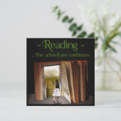 Het lezen, het avontuur gaat verder (Staand voorkant)