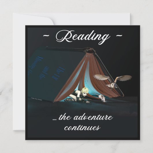 Het lezen, het avontuur gaat verder (Voorkant)