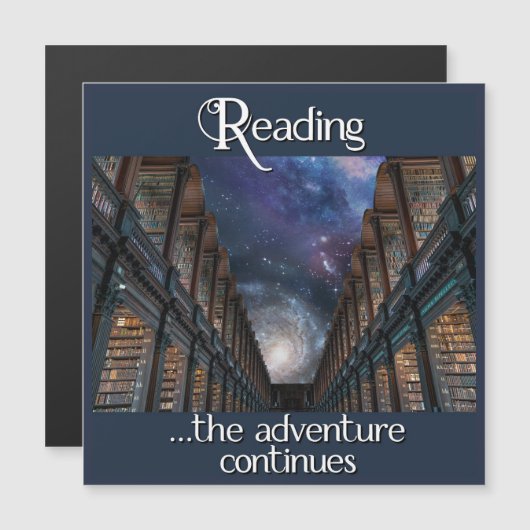 Het lezen, het avontuur gaat verder (Voorkant / Achterkant)