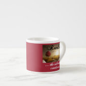 Het lezen, het avontuur gaat verder espresso kop (Voorkant rechts)