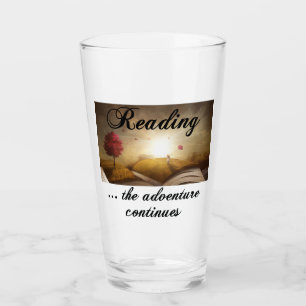 Het lezen, het avontuur gaat verder glas