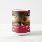 Het lezen, het avontuur gaat verder koffiemok (Center)