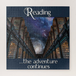 Het lezen, het avontuur gaat verder legpuzzel