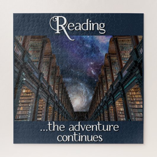 Het lezen, het avontuur gaat verder legpuzzel (Verticaal)