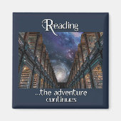 Het lezen, het avontuur gaat verder magneet (Voorkant)
