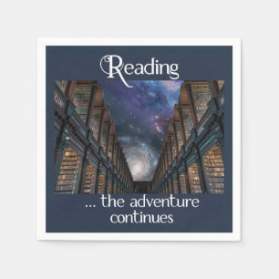 Het lezen ... het avontuur gaat verder met servet