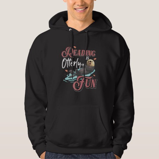 Het lezen is absoluut positief. hoodie (Voorkant)