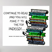 Het lezen is het grootste Poster van het Avontuur (Voorkant)