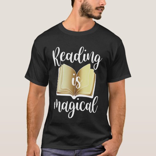 Het lezen is Magisch T-shirt (Voorkant)