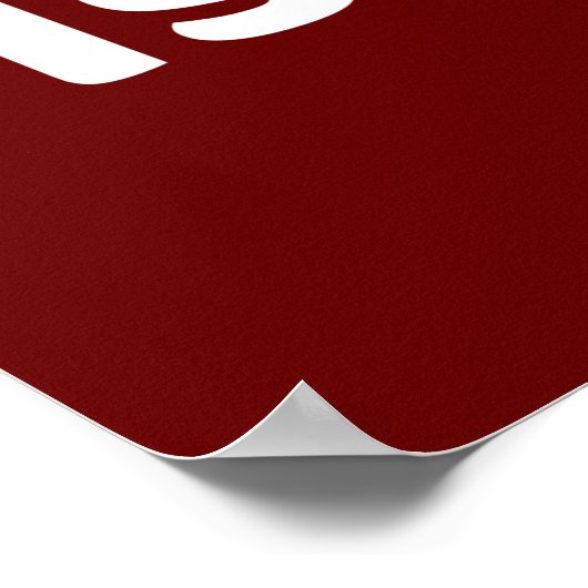 Het lezen is mijn ding pinguïn Poster (Hoek)