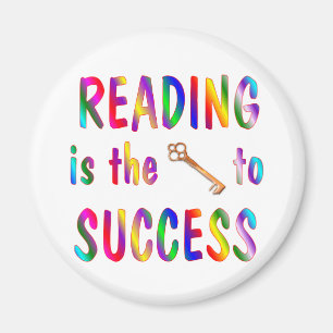Het lezen is Sleutel aan Succes Magneet
