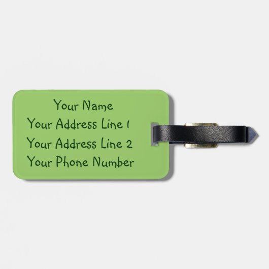 Het lezen ladybug kind gepersonaliseerd bagagelabe bagagelabel (Achterkant horizontaal)