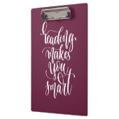 Het lezen maakt u slim klembord (Links)