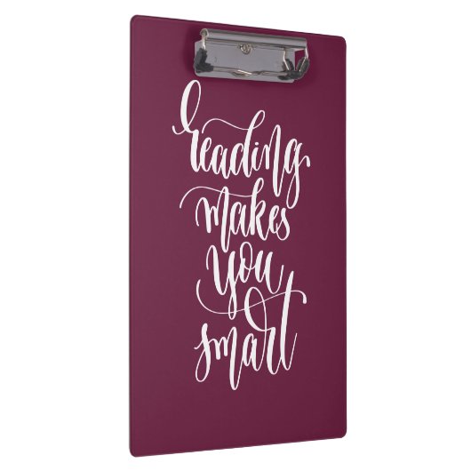 Het lezen maakt u slim klembord (Rechts)