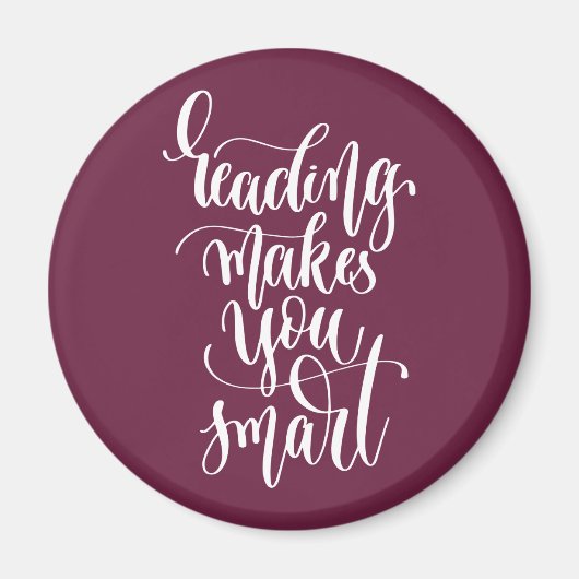 Het lezen maakt u slim magneet (Voorkant)
