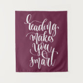 Het lezen maakt u slim wandkleed (Voorkant)