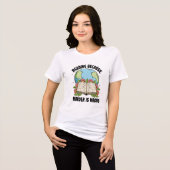 Het lezen omdat de Moord verkeerd is Tri-Blend Shirt (Voorkant volledig)