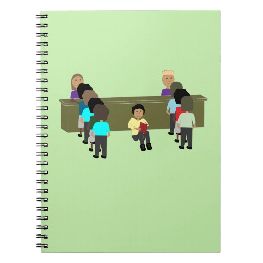 Het lezen tussen de lijnen notitieboek (Voorkant)